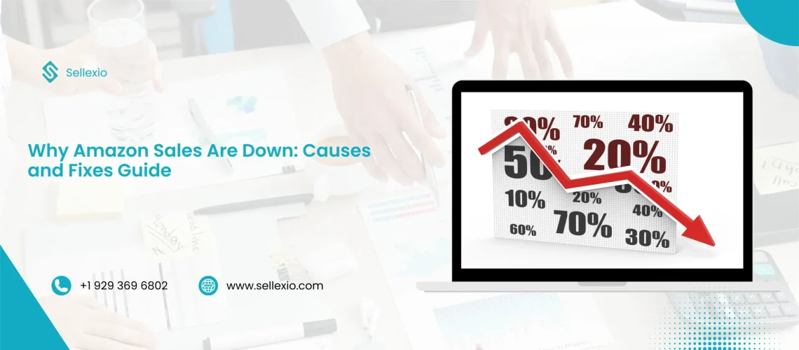 why amazon sales are down causes and fixes guide